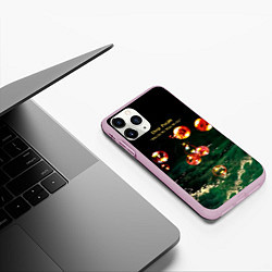 Чехол iPhone 11 Pro матовый Who Do We Think We Are - Deep Purple, цвет: 3D-розовый — фото 2
