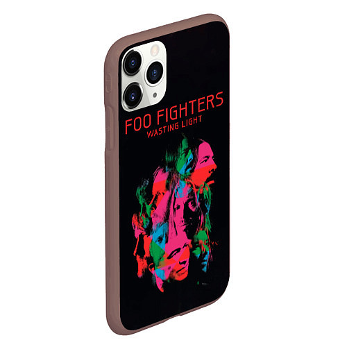 Чехол iPhone 11 Pro матовый Wasting Light - Foo Fighters / 3D-Коричневый – фото 2