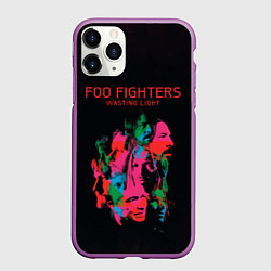 Чехол iPhone 11 Pro матовый Wasting Light - Foo Fighters, цвет: 3D-фиолетовый