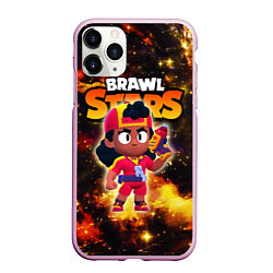 Чехол iPhone 11 Pro матовый Мэг Meg, Brawl Stars