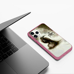 Чехол iPhone 11 Pro матовый Sounds of a Playground Fading, цвет: 3D-малиновый — фото 2