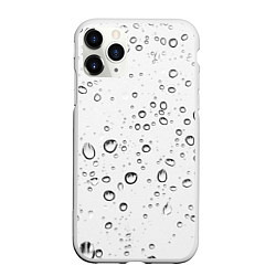 Чехол iPhone 11 Pro матовый Утренний дождь, цвет: 3D-белый