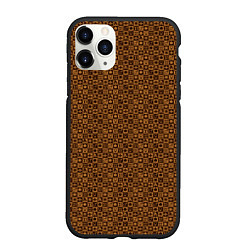 Чехол iPhone 11 Pro матовый Brown & Gold, цвет: 3D-черный