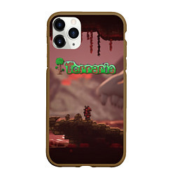 Чехол iPhone 11 Pro матовый Terraria Тэррария