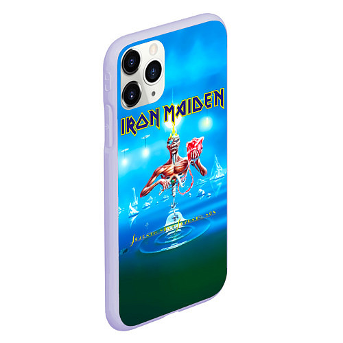 Чехол iPhone 11 Pro матовый Seventh Son of a Seventh Son - Iron Maiden / 3D-Светло-сиреневый – фото 2