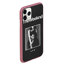 Чехол iPhone 11 Pro матовый Эйбл с подругой The Weekend, цвет: 3D-малиновый — фото 2