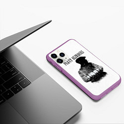 Чехол iPhone 11 Pro матовый Thomas Shelby Peaky Blinders, цвет: 3D-фиолетовый — фото 2