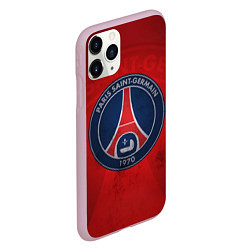 Чехол iPhone 11 Pro матовый Paris Saint-Germain, цвет: 3D-розовый — фото 2