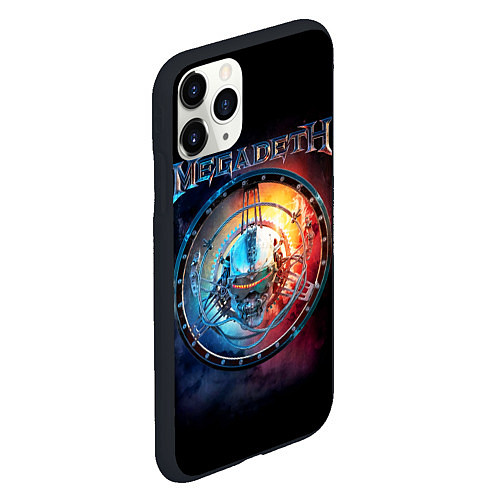 Чехол iPhone 11 Pro матовый Megadeth, Super Collider / 3D-Черный – фото 2