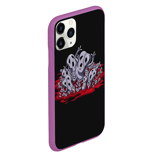 Чехол iPhone 11 Pro матовый Metallica Jo Jo / 3D-Фиолетовый – фото 2