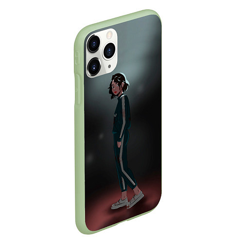 Чехол iPhone 11 Pro матовый Вера Ванг / 3D-Салатовый – фото 2