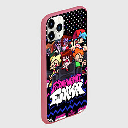 Чехол iPhone 11 Pro матовый FRIDAY NIGHT FUNKIN CHRISTMAS, цвет: 3D-малиновый — фото 2