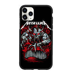 Чехол iPhone 11 Pro матовый Metallica - Hardwired To Self-Destruct, цвет: 3D-черный