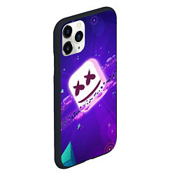 Чехол iPhone 11 Pro матовый МАРШМЕЛЛО В КОСМОСЕ MARSHMELLO MUSIC SPACE, цвет: 3D-черный — фото 2