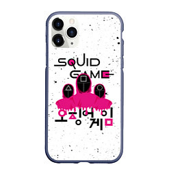 Чехол iPhone 11 Pro матовый SQUID GAME , ИГРА В КАЛЬМАРА, СТРАЖ