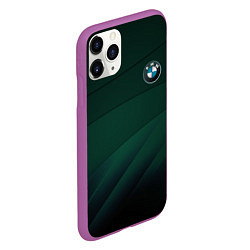 Чехол iPhone 11 Pro матовый GREEN BMW, цвет: 3D-фиолетовый — фото 2