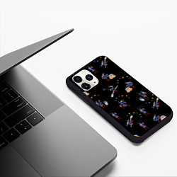 Чехол iPhone 11 Pro матовый ВЕСЕЛЫЕ ВЕДЬМЫ, цвет: 3D-черный — фото 2