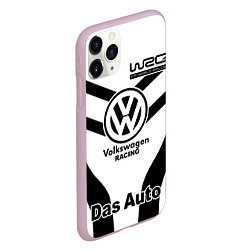 Чехол iPhone 11 Pro матовый Volkswagen Das Auto, цвет: 3D-розовый — фото 2