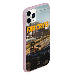 Чехол iPhone 11 Pro матовый Far Cry 6 game art, цвет: 3D-розовый — фото 2