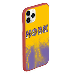 Чехол iPhone 11 Pro матовый Коби Брайант Kobe Bryant, цвет: 3D-красный — фото 2