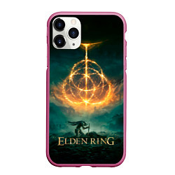 Чехол iPhone 11 Pro матовый Elden Ring Game Art, цвет: 3D-малиновый