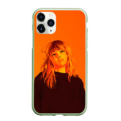 Чехол iPhone 11 Pro матовый Sweet Taylor Swift, цвет: 3D-салатовый
