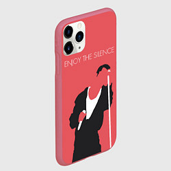 Чехол iPhone 11 Pro матовый Ганн на концерте, цвет: 3D-малиновый — фото 2