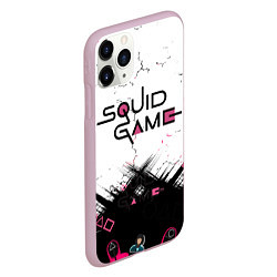 Чехол iPhone 11 Pro матовый SQUID GAME ИГРА В КАЛЬМАРА,, цвет: 3D-розовый — фото 2