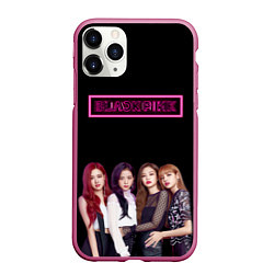 Чехол iPhone 11 Pro матовый BLACKPINK NEON