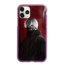 Чехол iPhone 11 Pro матовый TOKYO GHOUL ТОКИЙСКИЙ ГУЛЬ ЩЮПАЛЬЦА, цвет: 3D-фиолетовый