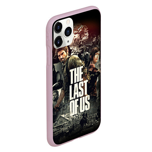 Чехол iPhone 11 Pro матовый THE LAST OF US ЩЕЛКУНЫ / 3D-Розовый – фото 2