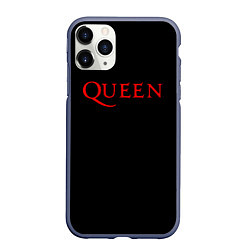 Чехол iPhone 11 Pro матовый QUEEN,, цвет: 3D-серый