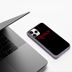 Чехол iPhone 11 Pro матовый QUEEN,, цвет: 3D-серый — фото 2