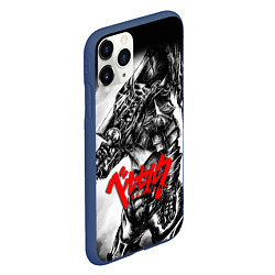 Чехол iPhone 11 Pro матовый BERSERK ANIME БЕРСЕРК, цвет: 3D-тёмно-синий — фото 2