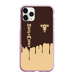 Чехол iPhone 11 Pro матовый Black clover: Bull, цвет: 3D-розовый