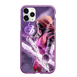 Чехол iPhone 11 Pro матовый DESTINY 2 HUNTER LOGO, цвет: 3D-фиолетовый