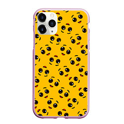 Чехол iPhone 11 Pro матовый FORTNITE BANANA FACE PATTERN ФОРТНАЙТ ЛИЦО БАНАНА