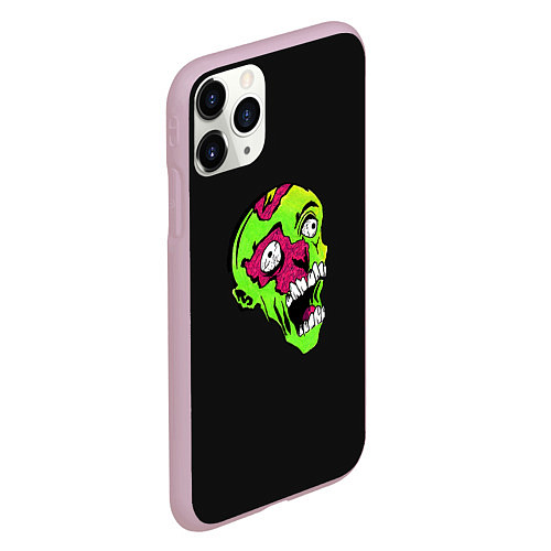 Чехол iPhone 11 Pro матовый Undead Cartoon Style / 3D-Розовый – фото 2