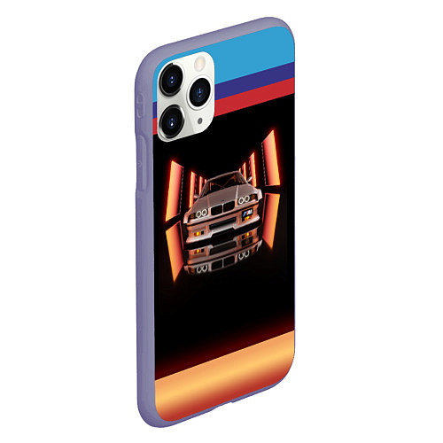 Чехол iPhone 11 Pro матовый БЭХА Мка BMW M / 3D-Серый – фото 2