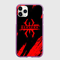 Чехол iPhone 11 Pro матовый Берсерк - Berserk, цвет: 3D-фиолетовый