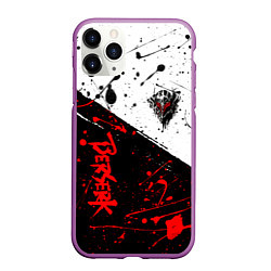 Чехол iPhone 11 Pro матовый Berserk: Черная маска