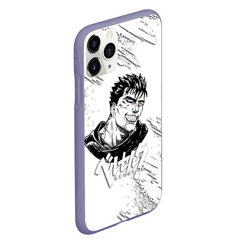 Чехол iPhone 11 Pro матовый БЕРСЕРК ИЛЛЮСТРАЦИЯ BERSERK / 3D-Серый – фото 2