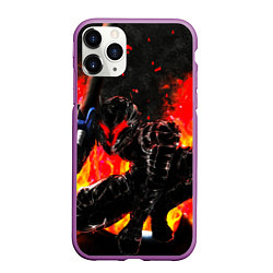 Чехол iPhone 11 Pro матовый БЕРСЕРК ОГНЕННЫЙ BERSERK