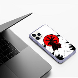 Чехол iPhone 11 Pro матовый Аниме берсерк berserk, цвет: 3D-светло-сиреневый — фото 2