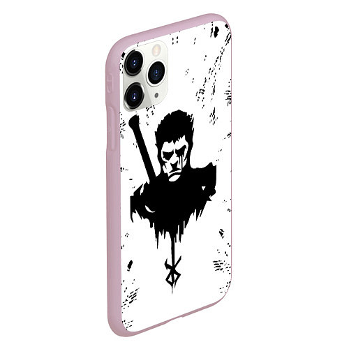 Чехол iPhone 11 Pro матовый Берсерк Berserk / 3D-Розовый – фото 2