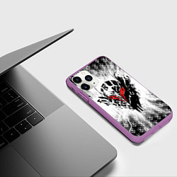 Чехол iPhone 11 Pro матовый Берсерк Berserk, цвет: 3D-фиолетовый — фото 2