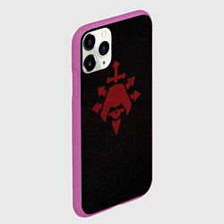 Чехол iPhone 11 Pro матовый Падшие ангелы цвет легиона отступников, цвет: 3D-фиолетовый — фото 2