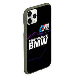 Чехол iPhone 11 Pro матовый BMW фанат, цвет: 3D-темно-зеленый — фото 2