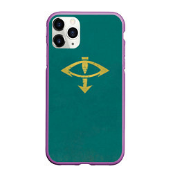 Чехол iPhone 11 Pro матовый Сыны Хоруса цвет легиона, цвет: 3D-фиолетовый