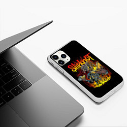 Чехол iPhone 11 Pro матовый SLIPKNOT THE GRAY CHAPTER, цвет: 3D-белый — фото 2